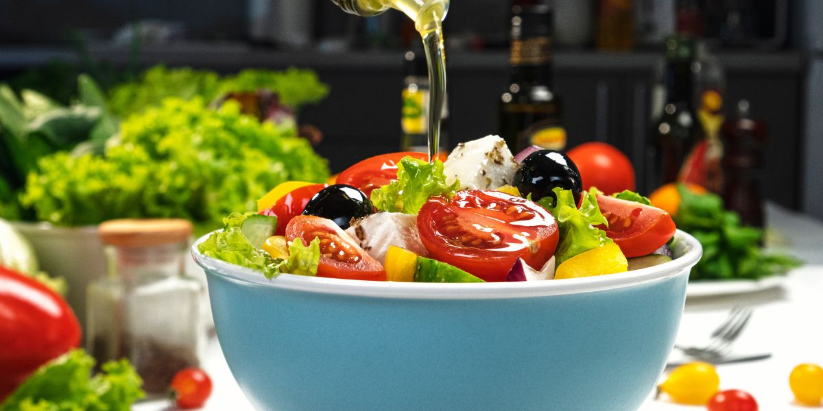 Salade Méditerranéenne à l'Huile d'Olive